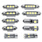 10Pcs Car LED Interior Light Bulb Kits for VW MK4 Golf GTI Jetta 1999-2005
