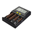 Miboxer C4-Plus LCD Display Fast Charging Smart Battery Charger For AA AAA 18650 26650 21700 16340