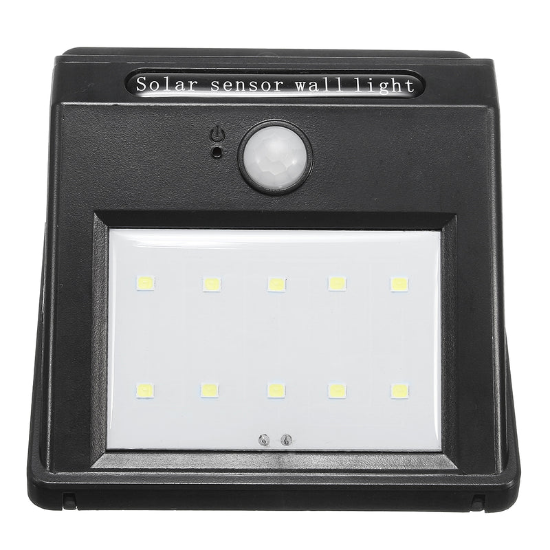 Waterproof LED Human Body Infrared Solar Sensor Wall Light Outdoor Garden Wall Lamp