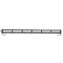 27 Inch 24W LED Emergency Flashing Light Bar Traffic Flash Strobe Lamp Yellow+White with Switch for 12V Car Truck