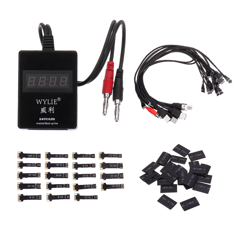 Android Power Cord Power On Off Power Supply Tester Android Boot-up Line for Huawei Xiaomi Samsung Meizu OnePlus OPPO