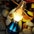 Loskii DX-212 0.4W DC5V Power Dimmable USB LED Blowing Control Night Light Vintage Kerosene Lamp