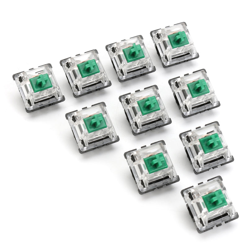 10PCS 3 Pin Green Switch for Mechanical Gaming Keyboard