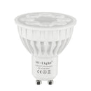 Dimmable GU10 4W Mi Light 2.4G Wireless RGBCCT LED Spotlight Lamp Bulb AC86-265V