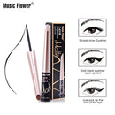 Music Flower Makeup Eyeliner Liquid Long Lasting Waterproof Black Eye Liner