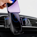 Bakeey 15W Qi Wireless Charger Fast Charging Smart Sensor Clamping Air Vent Car Phone Holder For 4.0-6.8 Inch