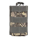 MOLLE Mini Walkie Talkie Tactical Bag Military Camouflage Outdoor Camping Hunting Bag Storage Pouch