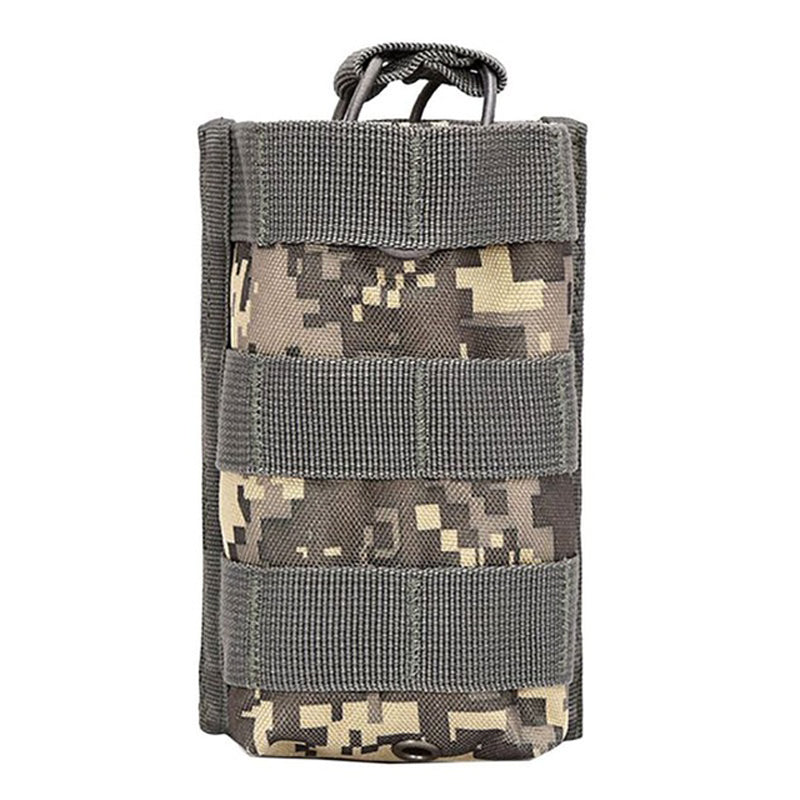 MOLLE Mini Walkie Talkie Tactical Bag Military Camouflage Outdoor Camping Hunting Bag Storage Pouch