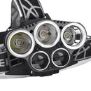 XANES 2309-A Bicycle Headlight 6 Switch Modes T6 + 2 x LTS White Light Outdoor Sports HeadLamp