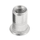 Suleve MXSR1 50Pcs Thread Rivet Nut 304 Stainless Steel Riveter Rivnut Insert Nutsert M3/M4/M5/M6