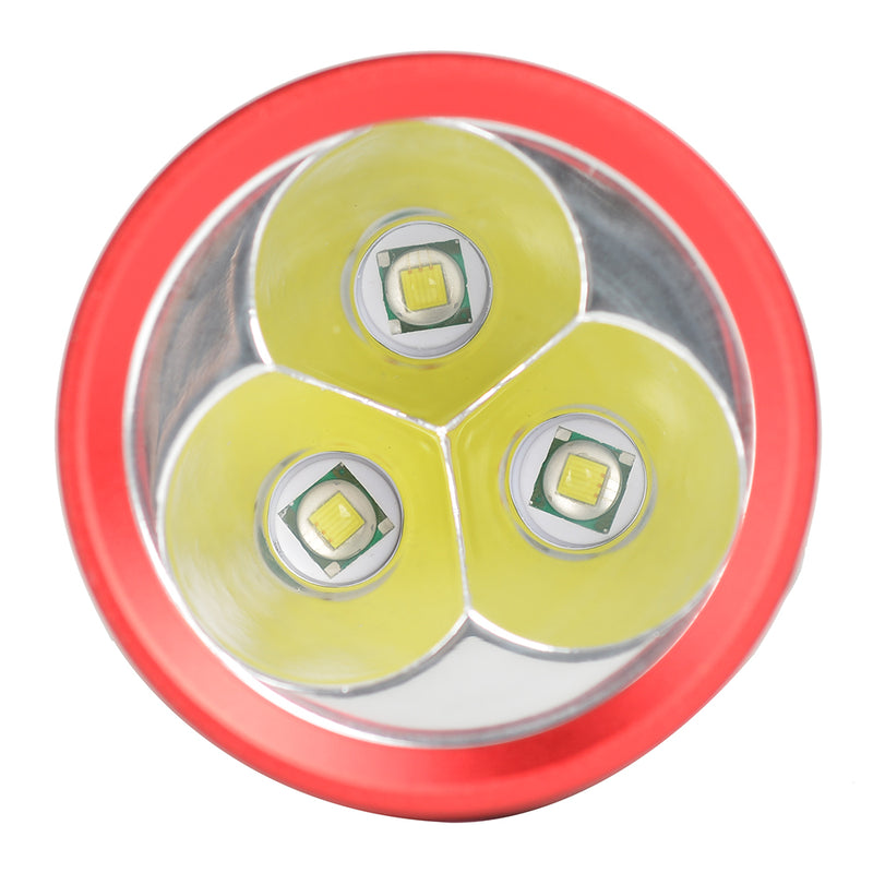 HaikeLite M3 3000 Lumens Flashlight 5 Modes 26650/26350/18650 Battery Work Lamp Camping Hunting Portable Torch Light