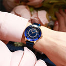 CURREN 9066 Rhinestone Fashionable Women Wrist Watch Luminous Display Quartz Watch