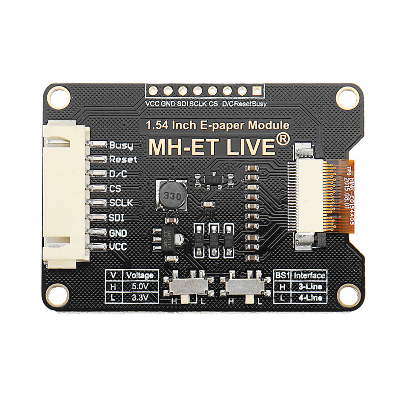 1.54 Inch E-ink Screen Module E-paper Electronic Paper Display Compatible For  R3 STM32