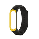 Double Color Watch Band Silicone Strap Replacement for Xiaomi Miband 3