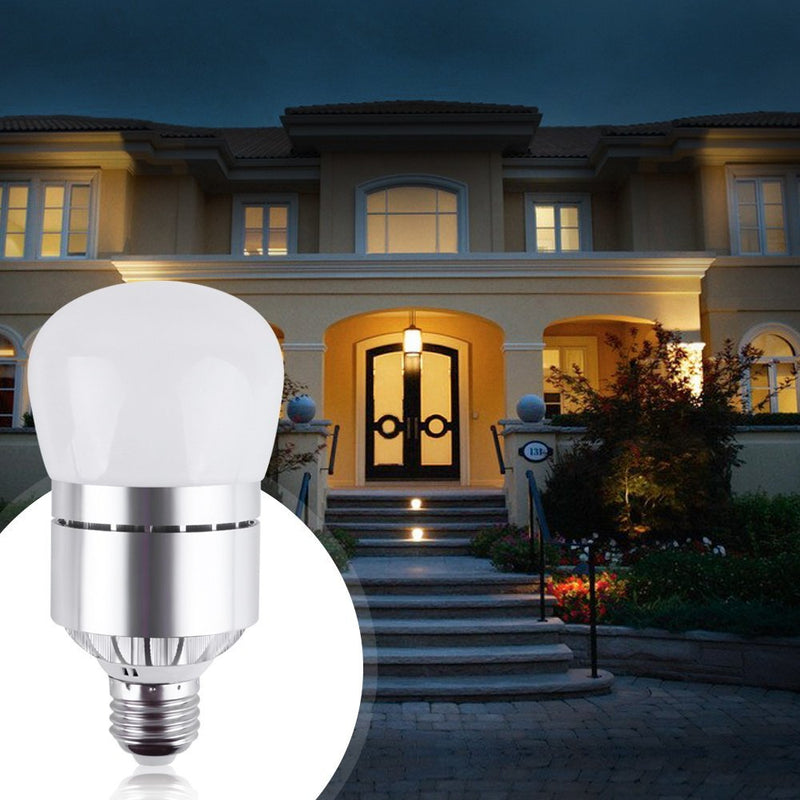 ARILUX E27 12W Dusk to Dawn Automatic on&off LED Sensor Light Bulb for Yard Porch Patio AC85-265V