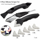 3Pcs Silicone Scraper Caulking Grouting Sealant Finishing Cleaning Tool Kit
