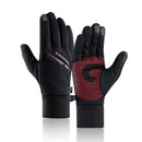 M/L/XL/2XL Winter Warm Touch Screen Gloves Multi-purpose Waterproof Windproof Non-slip Double Thermal Cycling Running Skiing Climbing Gloves with Zipper Pocket