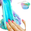 60ml Mixed Cloud Slime Crystal Snowflake Cotton Mud DIY Material Decompression Toy