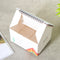 2019 Calendar Folding House Desktop Table Paper Note Storage Box Daily Organizer
