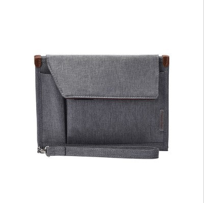 New Document Acceptance Laptop Bag for Men and Women Business Document Bag Document Bag Information Bag Multilayer Canvas Bag