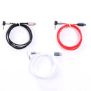 Bakeey Type C To 3.5mm Jack  90 Degree Right Angle Round Audio AUX Cable For Mobile Phone MP3 Tablet