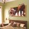 3D Elephant Walking Living Room Bedroom Animals Floor Background Wall Decor Creative Stickers