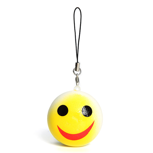5PCS New Cute Funny Face Simulate Smashed Bean Bun Bread Squishy Toy Stress Reliever Phone Chain