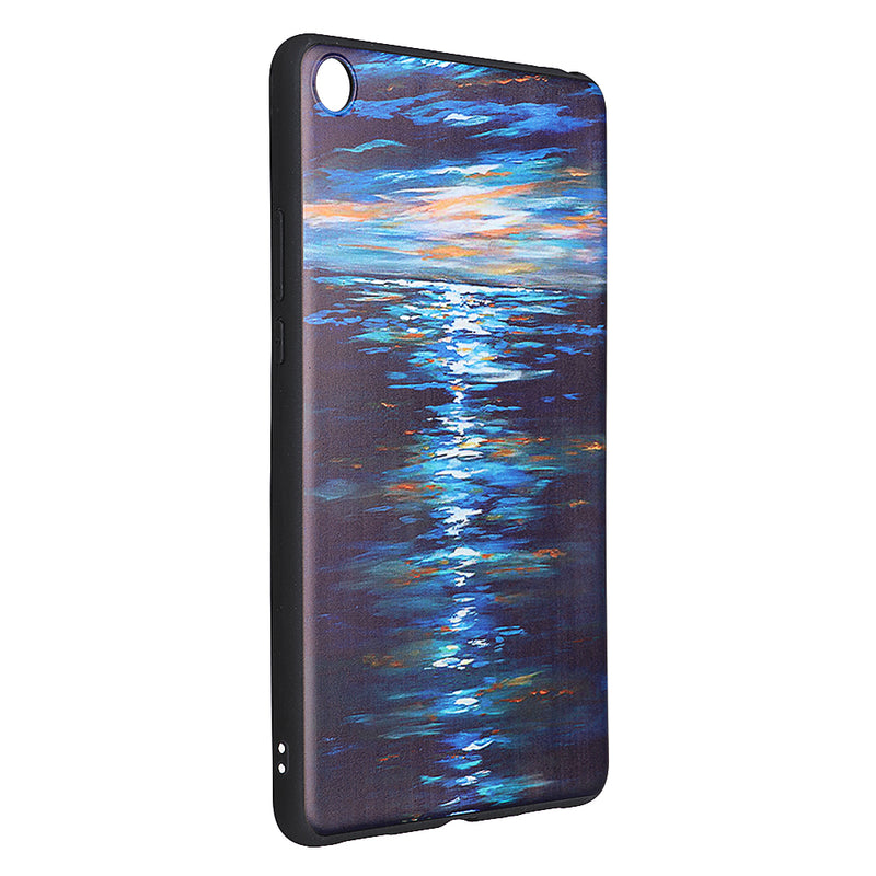 TPU Back Case Cover Tablet Case for XIAOMI Mipad 4 - Sunset Version