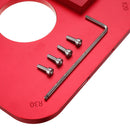 Drillpro 4 In 1 R5/R10/R20/R30 Router Temple Plate Wood Panel Radius Corner Template with Router Bit Woodworking Tool