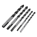 Drillpro 5pcs 6-12mm Masonry Drill Bits Twist Drill Set for Tile Brick Concrete Cement