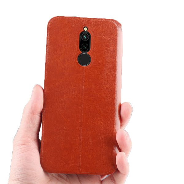 For Xiaomi Redmi 8 Mofi Luxury Shockproof Flip PU Leather Full Cover Protective Case