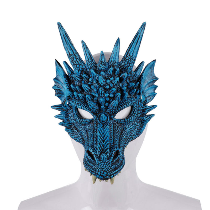 3D Animal Dragon Horror Mask Props Halloween Carnival Halloween Party Cosplay