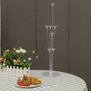LED Plastic Balloon Stand Base Clear Balloon Stand Birthday Wedding Party Decorations