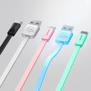 USAMS U2 Type C Flat Fast Charging Data Cable 1.2M For Oneplus 6 5t Xiaomi Mi8 Mi A1 Mix 2 S9+