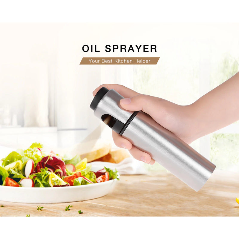 MIUK Kitchen Flavor Dispenser Kitchen Stainless Steel Oil Sprayer Vinegar Mister