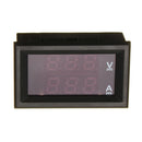 Mini Digital Voltmeter Ammeter DC 100V 10A Panel Amp Volt Voltage Current Meter Tester 0.56" Blue Red Dual LED Display