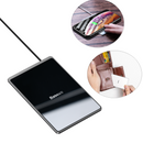 Baseus Mini Card Design 15W Qi Wireless Charger Fast Wireless Charging Pad for iPhone X XR XS Samsung S10 Xiaomi mi 9 Huawei
