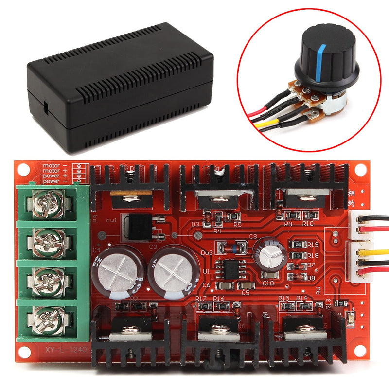 9-50V 40A DC Motor Speed Control PWM HHO RC Controller 12V 24V 48V 2000W MAX
