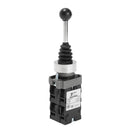 600V Spring Return Joystick Self-Reset Switch 4 Position 4NO XD2PA24CR Black