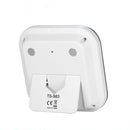 Household Touch Screen Digital Clock Temperature Humidity Display Alarm Outdoor Indoor Tester