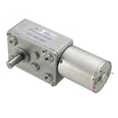 JSX1650-370 DC 12V 5RPM Worm Gear Motor 6mm Shaft High Torque Turbine Worm Gear Reduction Motor