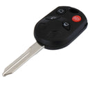 4 Buttons Car Keyless Entry Remote Key Fob Uncut Blade For Ford Focus