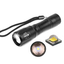 XANES 18650 Battery Flashlight Telescopic Zoom 5 Modes Work Lamp Camping Hunting Portable Emergency Lantern