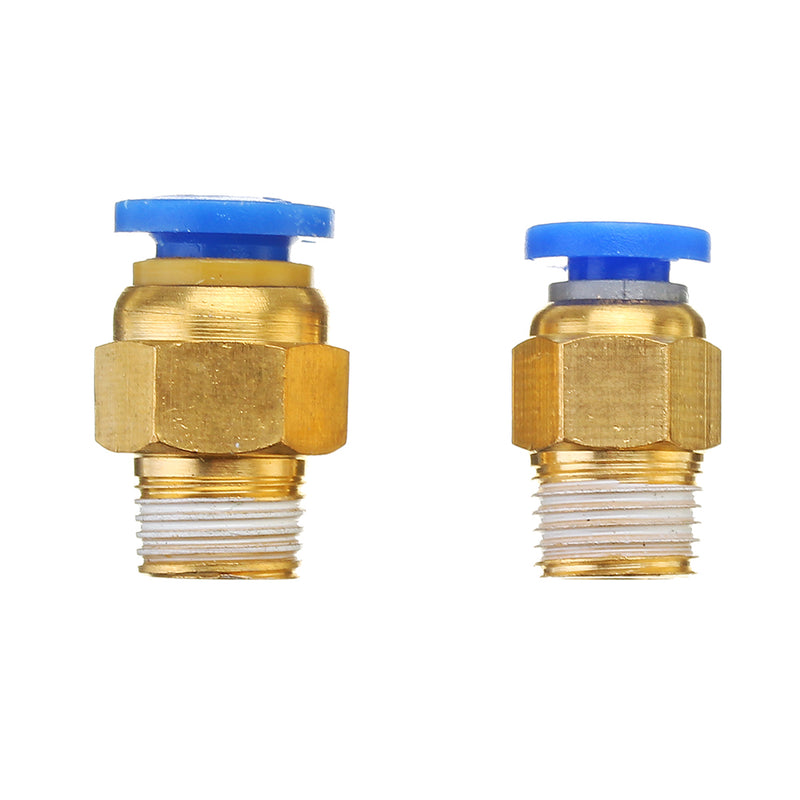 1.75mm/3mm Brass Pneumatic Connector Quick Joint For 3D Printer J-head Remote Extruder