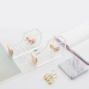 Miwoo M029 Transparent Acrylic Tape Cutter Stationery for School Office Desktop
