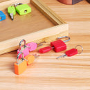 Montessori Locks and Keys with Bamboo Tray Practical Life Material Educational Toys for Children Preschool Learning Materials