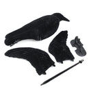 Crow Hunting Decoy Scare Bird Away Scarecrow Realistic Animal Scarer Decoration