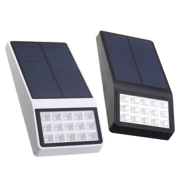 Solar Powered 15 LED PIR Motion Sensor Wall Light Outdoor Garden Waterproof Security Lamp