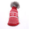 Christmas Snowflake Pet Dog Knit Crochet Warm Sweaters Turtleneck Jumpsuit Clothes Small Dog Outwear