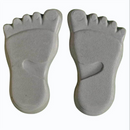 Cement Brick Mold Walk Maker A Pair of Feet Mold DIY Concrete Molds Reusable Plastic P ath Maker Steeping Stone Paver